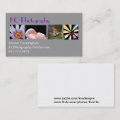 Fotografie-Collagen-Visitenkarte Visitenkarte (Vorne/Hinten)