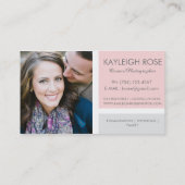 Fotografie-Collagen-Visitenkarte Visitenkarte (Rückseite)