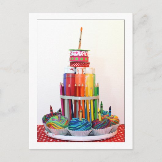 Fotografie "Craft Cake" Postkarte (Vorderseite)