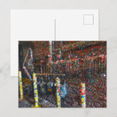 Fotografie der berüchtigten Mauer von Seattle Postkarte (Vorne/Hinten)