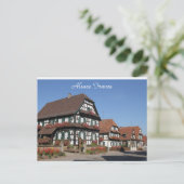 Fotografie der halben Holzhäuser Elsass Frankreich Postkarte (Stehend Vorderseite)
