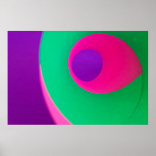 Fotografie der optischen Täuschung Poster