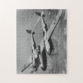 Fotografie der P-38-Blitze zur Kriegszeit Puzzle (Vertikal)