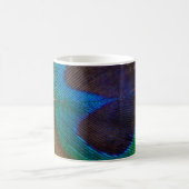 Fotografie der Pfauenfeder Kaffeetasse (Mittel)