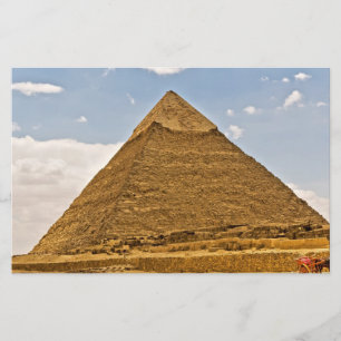 Fotografie der Pyramiden von Giza Briefpapier