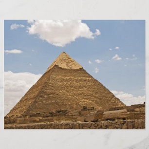Fotografie der Pyramiden von Giza Flyer