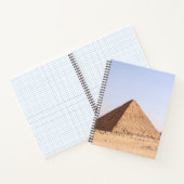 Fotografie der Pyramiden von Giza Notizblock (Innenseite)