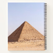 Fotografie der Pyramiden von Giza Notizblock (Rückseite)