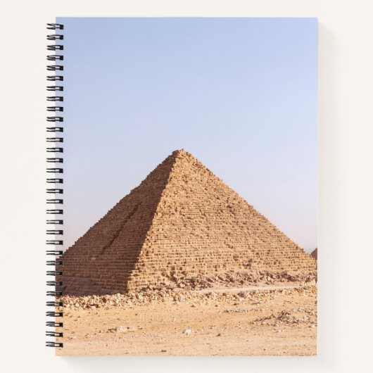Fotografie der Pyramiden von Giza Notizblock (Vorderseite)