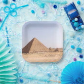 Fotografie der Pyramiden von Giza Pappteller (Party)