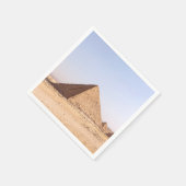 Fotografie der Pyramiden von Giza Serviette (Ecke)