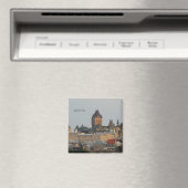 Fotografie der schönen Skyline von Quebec City Magnet (In Situ (Geschirrspüler))