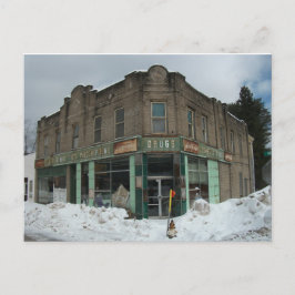 Fotografie des entlassenen Arzneimittellagers Post Postkarte