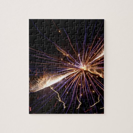Fotografie des Feuerwerkpuzzles Puzzle (Vertikal)