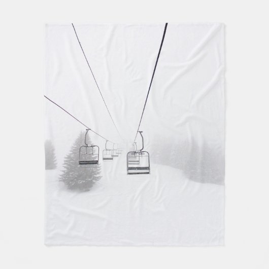 FOTOGRAFIE DES KABELAUTOS FLEECEDECKE (Vorderseite)