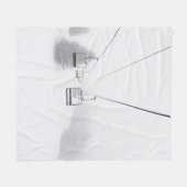 FOTOGRAFIE DES KABELAUTOS FLEECEDECKE (Vorderseite (Horizontal))