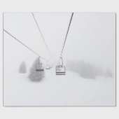 FOTOGRAFIE DES KABELAUTOS GESCHENKPAPIER (Flach)