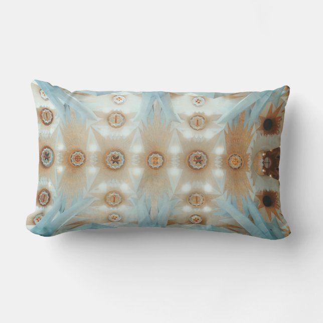 Fotografie des Kaleidoskops von Decke Lendenkissen (Vorderseite)