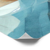 Fotografie des Kaleidoskops von Decke Poster (Ecke)