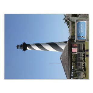 Fotografie des Leuchtturms von Cape Hatteras