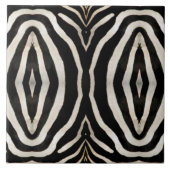 Fotografie eines echten Zebras Pelz Fliese (Vorderseite)