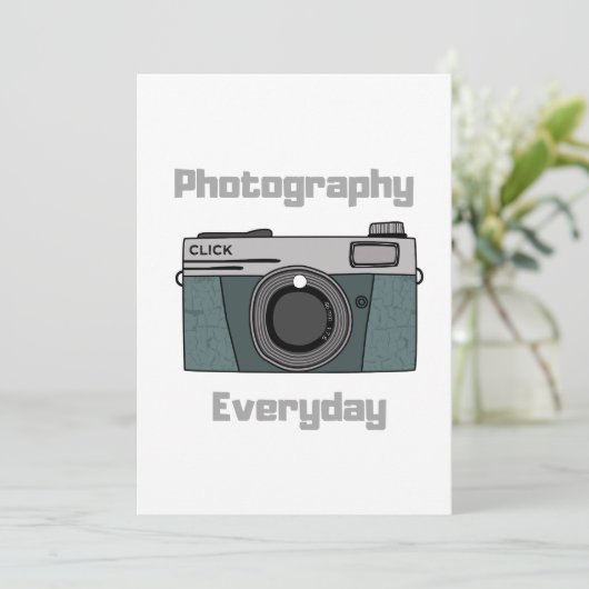 Fotografie Einladung (Stehend Vorderseite)