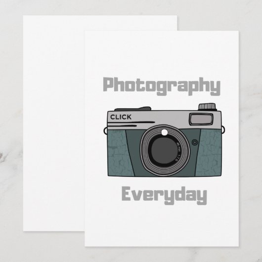 Fotografie Einladung (Vorne/Hinten)