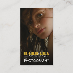 Fotografie Eleganter Beruflicher QR-Code Visitenkarte