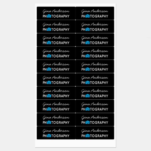 Fotografie Etiketten (Blatt)