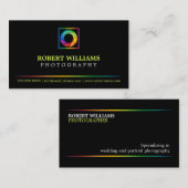 Fotografie-Fensterladen Visitenkarte (Vorne/Hinten)