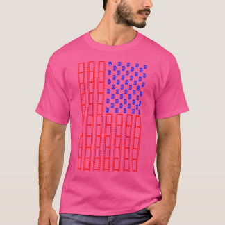 Fotografie-Flagge T-Shirt - Amerikanische Flagge F