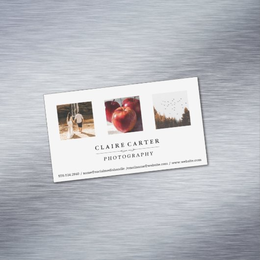 Fotografie | Fotografenportfolio Magnetische Visitenkarte (Beispiel)