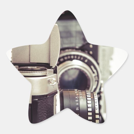 Fotografie - Fotografie Stern-Aufkleber (Vorderseite)