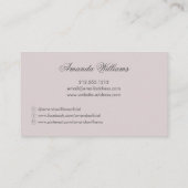 Fotografie/Fotografie Visitenkarte (Rückseite)