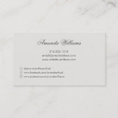 Fotografie/Fotografie Visitenkarte (Rückseite)