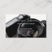 Fotografie für Fotografen Videographen Visitenkarte (Rückseite)