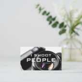 Fotografie für Fotografen Videographen Visitenkarte (Stehend Vorderseite)