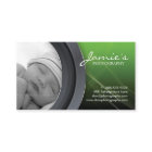 Fotografie-Geschäfts-Karten-Foto-Schablonen-Grün