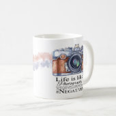 Fotografie-Geschenk-Tasse, mit Lebenzitat, Kaffeetasse (VorderseiteRechts)
