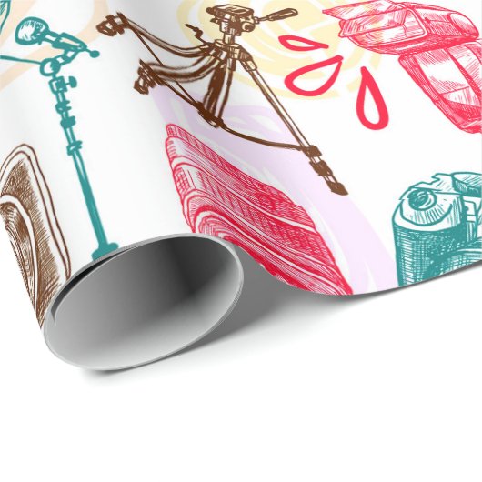 Fotografie Geschenkpapier (Rolleneckpunkt)