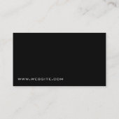 Fotografie hält berufliche Linse instand Visitenkarte (Rückseite)