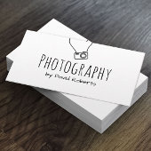 Fotografie Handschrift Minimalistisch Visitenkarte