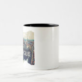 Fotografie in der Altstadt Prag erschüttert Zweifarbige Tasse (Mittel)