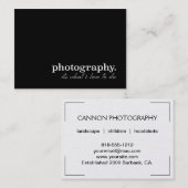 Fotografie ist es, was i-Liebe zu tun!! Perle Visitenkarte (Vorne/Hinten)