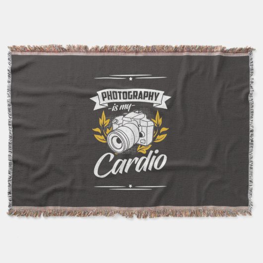 Fotografie ist mein Kardio Decke (Vorderseite)