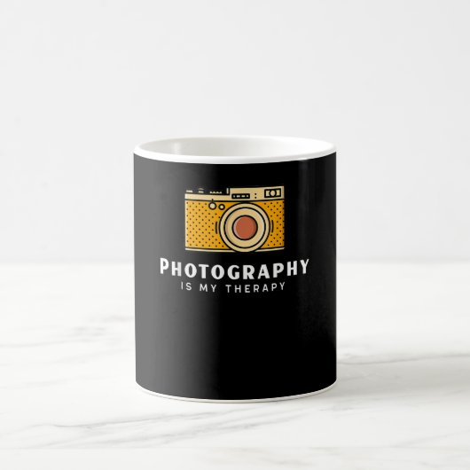 Fotografie ist meine Therapie Kaffeetasse (Mittel)