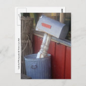 Fotografie "Junk Mail" Postkarte (Vorne/Hinten)