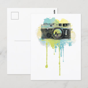 Fotografie Kamera Liebhaber Vintage Fotograf Idee Postkarte