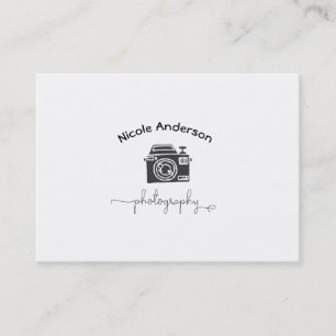 Fotografie Kamera Modernes Minimal Logo Visitenkarte