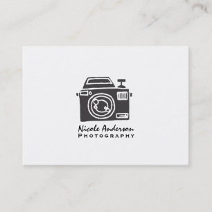 Fotografie Kamera Modernes Minimal Logo Visitenkarte